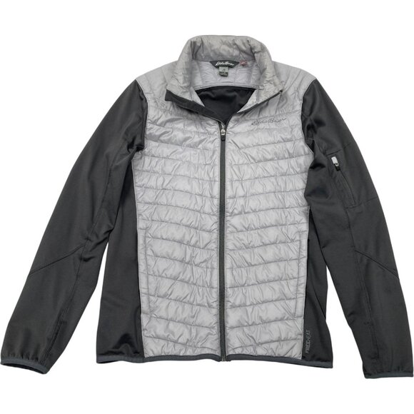 Eddie Bauer FreeHeat Puffer Lightweight Hideaway Hood Hooded Jacket Men's Small - Picture 1 of 9